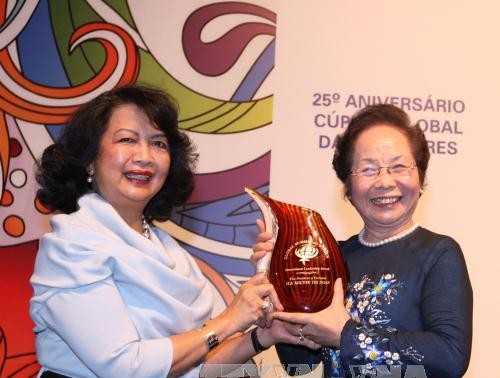 越南国家副主席阮氏缘出席第二十五届世界妇女峰会