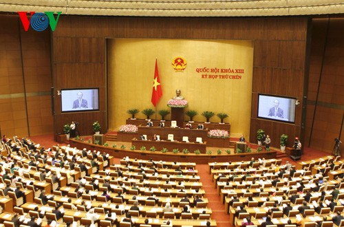 越南13届国会9次会议进入第二天