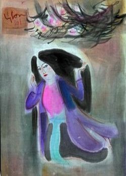 “民歌素女”绘画展在河内举行