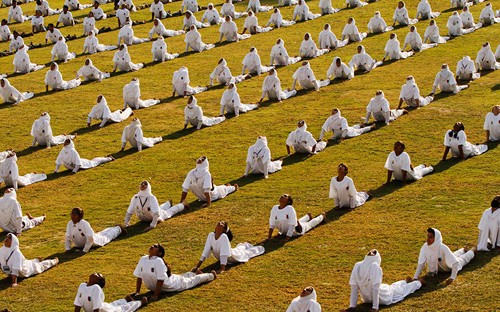 联合国纪念第一次国际瑜伽日