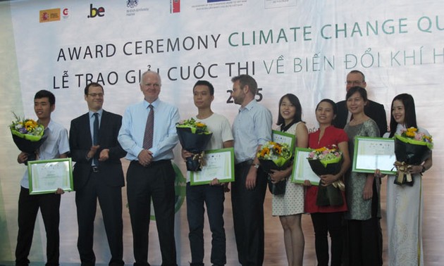 5名越南人在欧盟2015年气候变化竞赛上获奖
