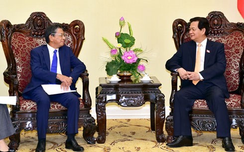 越南政府总理阮晋勇会见日本驻越大使