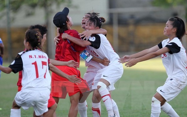 越南女足喜获亚足联U14女足锦标赛东南亚地区冠军