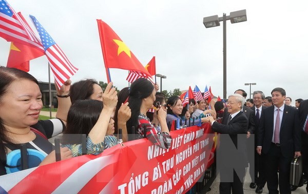 越共中央总书记阮富仲的访美之行对越美双边关系具有转折性意义