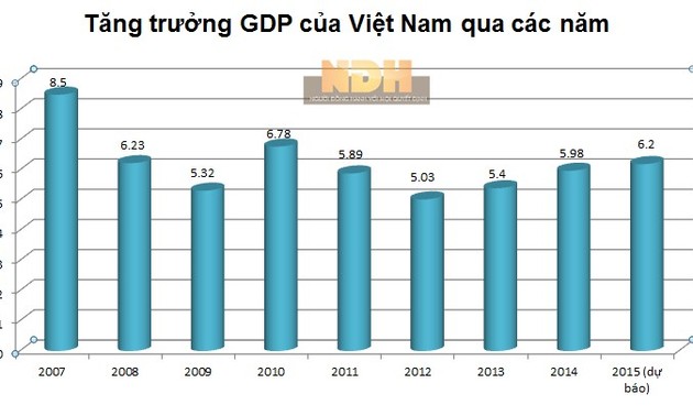 2015年越南经济继续增长