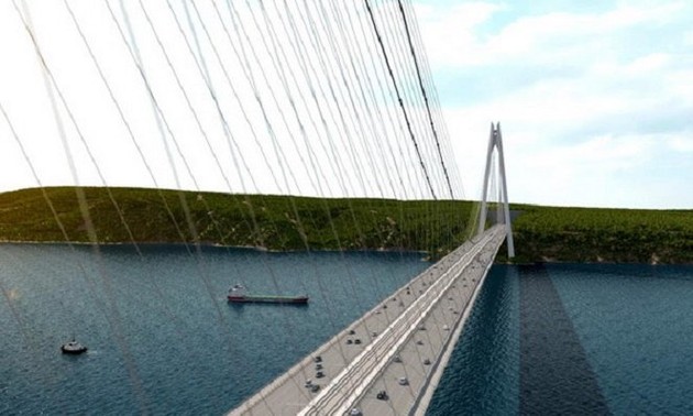 世界最宽大桥在土耳其建设