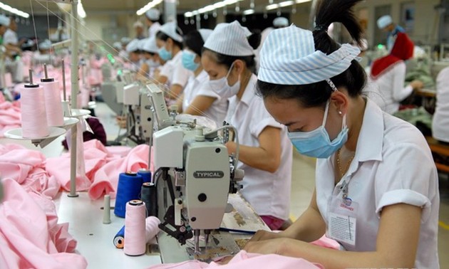 推动越南纺织品服装和皮革鞋类两个行业的工会活动
