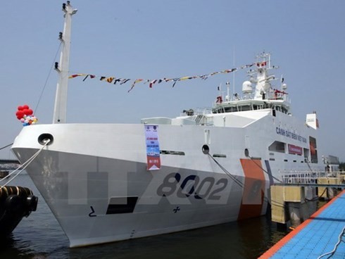 越南和印度海警举行海上搜救演练