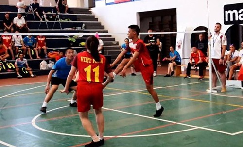 越南在世界毽球锦标赛上夺得两枚金牌