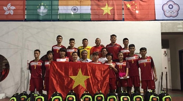 越南在第八届世界毽球锦标赛上夺得团体第一名