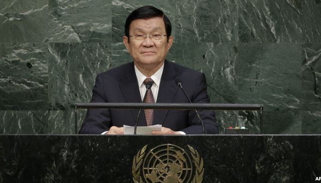 越南国家主席张晋创：联合国应坚持尊重独立、主权、领土完整原则