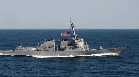 美国将派遣军舰赴中国在东海非法建设的人工岛附近水域巡逻