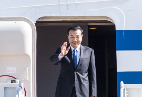 中国国务院总理李克强访问韩国