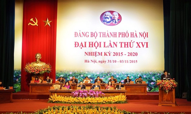 越南共产党河内市第十六次代表大会开幕