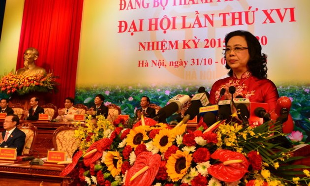 越共河内市第16届委员会共设4名副书记