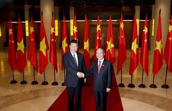 越南国会主席阮生雄会见中共中央总书记、中国国家主席习近平