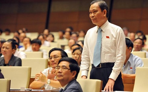 越南选民高度评价各部长在质询活动中的表现