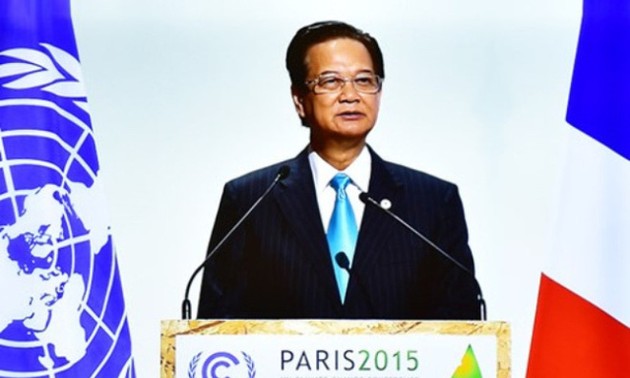 阮晋勇在COP 21发表讲话