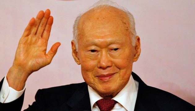 新加坡前总理李光耀被评为“2015年亚洲人物”