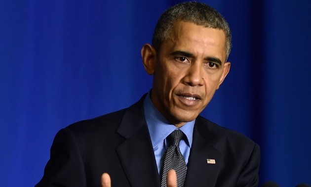 美国总统奥巴马发表关于反恐行动的讲话