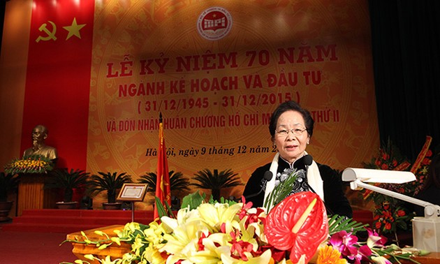 越南计划投资部门在国家发展中占有重要地位