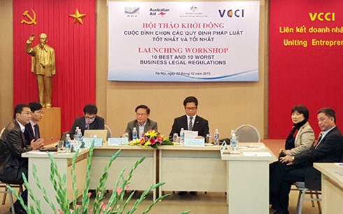 越南工商会启动“最佳和最差法律规定评选”活动