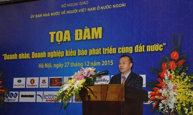 海外越南企业和企业家与国家共同发展