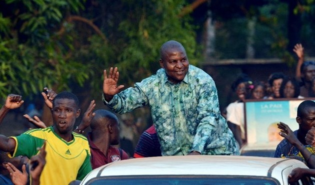 中非共和国总统选举初步计票结果揭晓