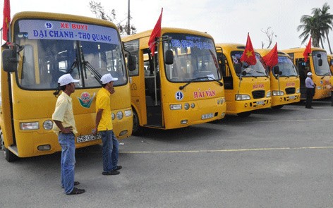 岘港市交通运输局推出五条价格补贴公交线路