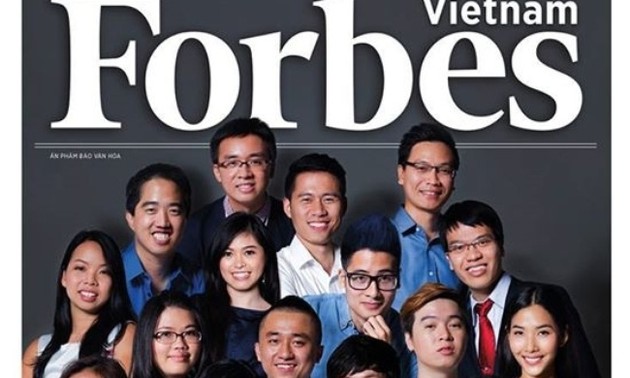 越南Forbes发布2016年30岁以下30位精英榜