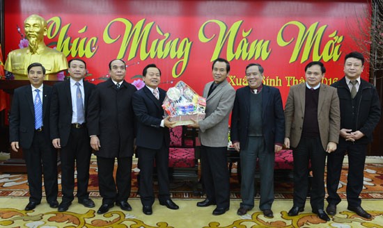 各宗教组织、外国驻越外交机构代表向越南各地政府和人民致以新春祝福