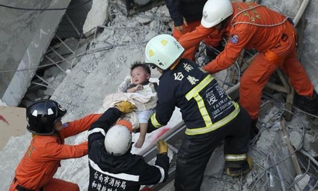 中国台湾地震遇难者数量增多
