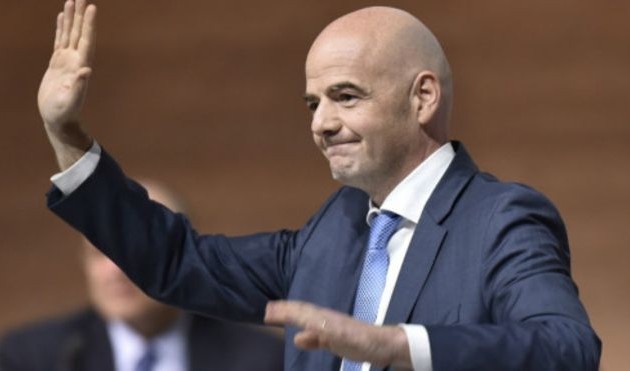 欧足联秘书长因凡蒂诺当选国际足联主席