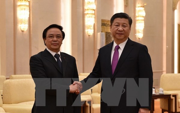 越共中央总书记特使黄平君访问中国