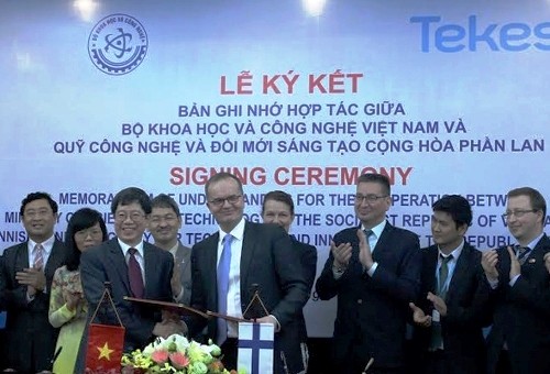 越南科技部与芬兰国家科技创新局签署合作备忘录