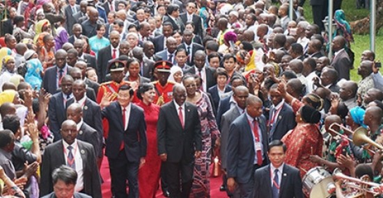 张晋创会见坦桑尼亚副总统谢因并参观巴加莫约经济特区