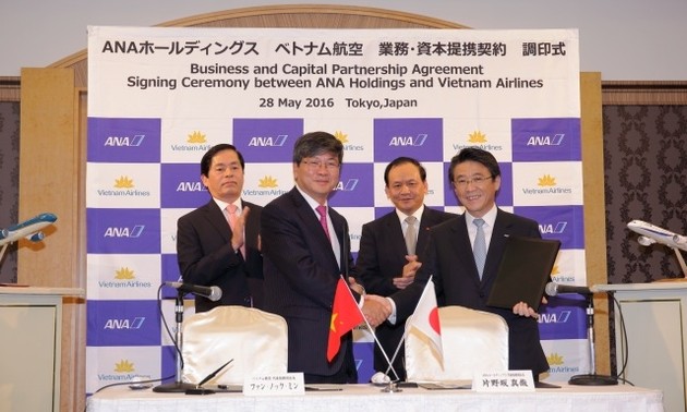 Vietnam Airlines和ANA Holdings签署股份转让协议