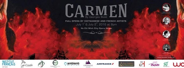 法国最著名的歌剧《卡门》在胡志明市上演