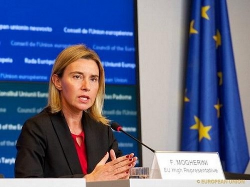 欧盟敦促有关各方和平解决东海争端