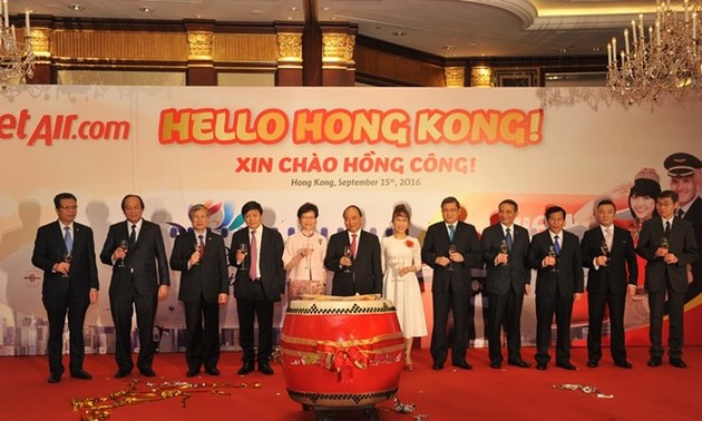  越捷航空公司开通胡志明市至中国香港航班