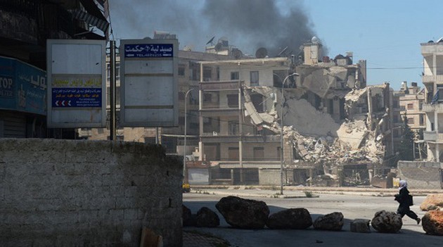 叙利亚：阿勒颇遭猛烈轰炸