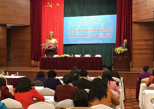 越南妇联第11届中央委员会第10次会议在河内举行