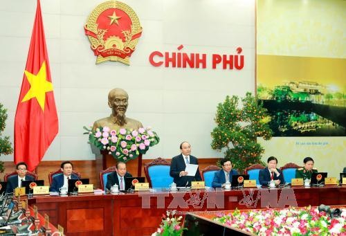 越南政府颁布1月例会决议