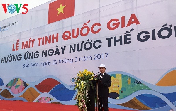 2017年世界水日纪念集会在北宁省举行
