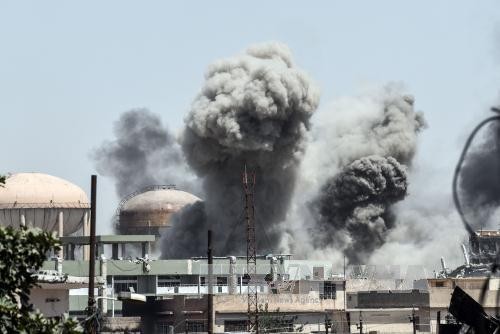 伊拉克进攻“伊斯兰国”夺回摩苏尔古城