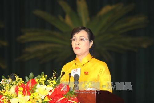 胡志明市第九届人民议会第五次会议开幕