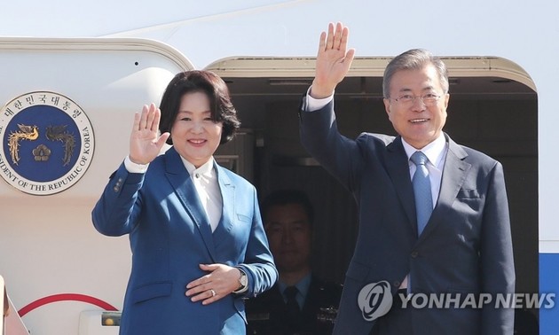 韩国承诺同法国合作建设朝鲜半岛持久和平