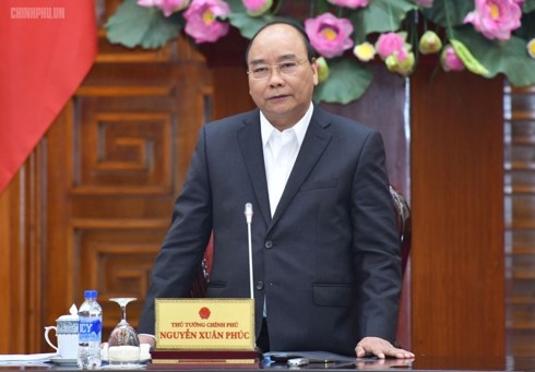 阮春福出席政府党组干事委员会2018年工作总结会议