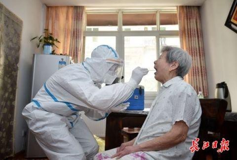 中国武汉全民核酸检测采样结束