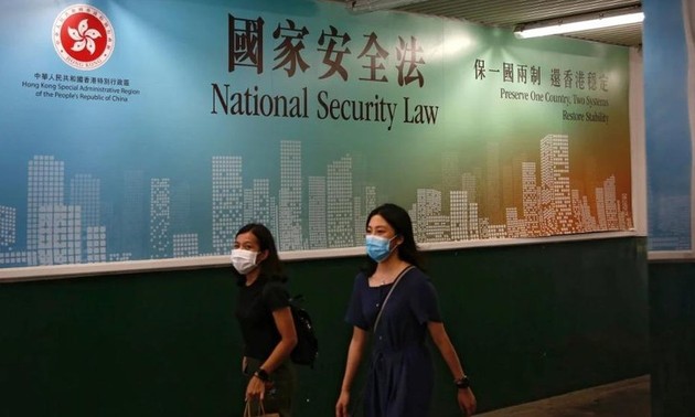 中国全国人大常委会全票通过香港国安法